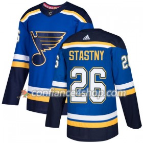 Adidas Maillot de Hockey St. Louis Blues Paul Stastny 26 2017-2018 Blau Authentic - Homme